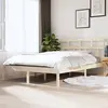 Image de vidaXL Lit en bois massif 120x190 cm