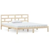 Image de vidaXL Lit en bois massif 135x190 cm
