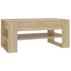 Image de vidaXL Table basse chêne Sonoma 102x55x45 cm Bois composite
