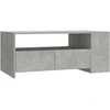 Image de vidaXL Table basse gris béton 102x55x42 cm Bois composite