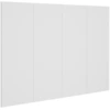 Image de vidaXL Tête de lit blanc 120x1,5x80 cm Bois composite
