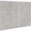 Image de vidaXL Tête de lit gris béton 120x1,5x80 cm Bois composite