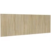 Image de vidaXL Tête de lit murale chêne Sonoma 240x1,5x80 cm Bois composite