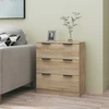 Image de vidaXL Sideboard chêne Sonoma 60x30x70 cm Matériau dérivé du bois