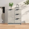 Image de vidaXL Sideboard gris béton 60x30x70 cm Bois composite