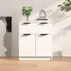 Image de vidaXL Sideboard Blanc 60x30x70 cm Bois composite