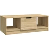 Image de vidaXL Table basse chêne Sonoma 102x50x36 cm Bois composite