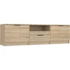 Image de vidaXL Armoire TV Chêne Sonoma 140x35x40 cm Bois composite