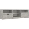 Image de vidaXL Armoire TV gris béton 150x33,5x45 cm Bois composite