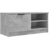 Image de vidaXL Armoire TV gris béton 80x35x36,5 cm Bois composite