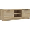 Image de vidaXL Armoire TV Chêne Sonoma 102x35x36,5 cm Bois composite