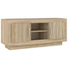 Image de vidaXL Armoire TV Chêne Sonoma 102x35x45 cm Bois composite