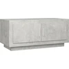 Image de vidaXL Table basse gris béton 102x50x45 cm Bois composite