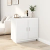 Image de vidaXL Sideboard Blanc 80x40x75 cm Bois composite