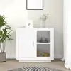 Image de vidaXL Sideboard blanc 80x40x75 cm