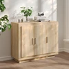 Image de vidaXL Sideboard chêne Sonoma 92x35x75 cm bois composite