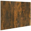 Image de vidaXL Tête de lit chêne fumé 120x1,5x80 cm Bois composite
