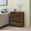 Image de vidaXL Sideboard chêne fumé 60x30x70 cm bois composite