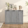 Image de vidaXL Sideboard Gris Sonoma 90,5x30x70 cm Bois composite