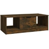 Image de vidaXL Table basse chêne fumé 102x50x36 cm bois composite