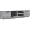 Image de vidaXL Armoires TV 2 pcs. Gris Sonoma 80x35x36,5 cm Matériau dérivé du bois