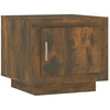 Image de vidaXL Table basse chêne fumé 51x50x45 cm bois composite