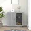 Image de vidaXL Sideboard gris Sonoma 80x40x75 cm