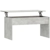 Image de vidaXL Table basse gris béton 102x50,5x52,5 cm Bois composite