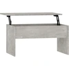 Image de vidaXL Table basse gris béton 80x50,5x41,5 cm Bois composite