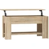 Image de vidaXL Table basse en chêne Sonoma 101x49x52 cm Bois composite