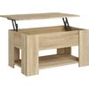 Image de vidaXL Table basse en chêne Sonoma 79x49x41 cm Bois composite