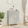 Image de vidaXL Sideboard gris béton 70x34x90 cm Bois composite