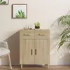 Image de vidaXL Sideboard chêne Sonoma 69,5x34x89 cm Matériau dérivé du bois
