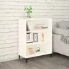 Image de vidaXL Sideboard Blanc 69,5x32,5x90 cm Bois composite