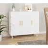Image de vidaXL Sideboard Blanc 90x34x80 cm Bois composite
