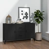 Image de vidaXL Sideboard Noir 100x36x60 cm Bois composite