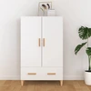 Image de vidaXL Highboard blanc 70x31x115 cm Bois composite