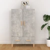 Image de vidaXL Highboard gris béton 70x31x115 cm Bois composite