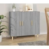 Image de vidaXL Sideboard Gris Sonoma 90x34x80 cm Bois composite