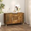 Image de vidaXL Sideboard chêne fumé 100x36x60 cm bois composite