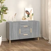 Image de vidaXL Sideboard Gris Sonoma 100x36x60 cm Bois composite