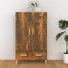 Image de vidaXL Highboard chêne fumé 70x31x115 cm bois composite