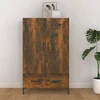 Image de vidaXL Highboard chêne fumé 70x31x115 cm bois composite