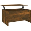 Image de vidaXL Table basse chêne fumé 80x55,5x41,5 cm Bois composite