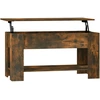 Image de vidaXL Table basse chêne fumé 101x49x52 cm Bois composite