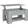 Image de vidaXL Table basse Gris Sonoma 79x49x41 cm Bois composite