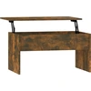 Image de vidaXL Table basse chêne fumé 80x50,5x41,5 cm Bois composite