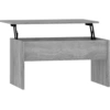 Image de vidaXL Table basse Gris Sonoma 80x50,5x41,5 cm Bois composite