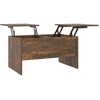 Image de vidaXL Table basse chêne fumé 80x50x42,5 cm Bois composite