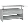 Image de vidaXL Table basse Gris Sonoma 80x50x40 cm Bois composite